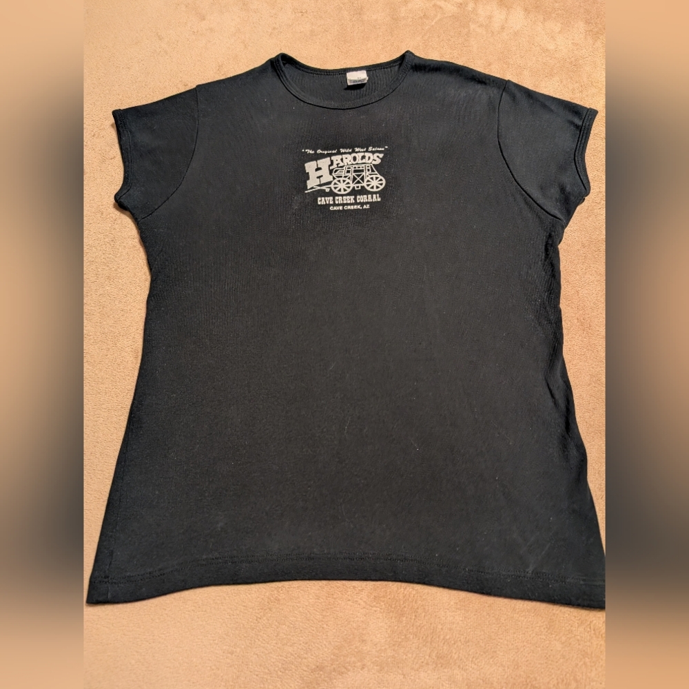 Harold's Cave Creek Corral Black Ladies Tee